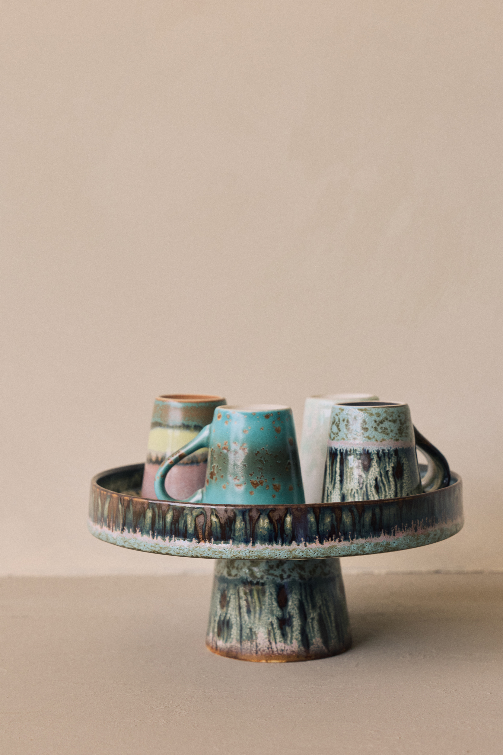 HKLIVING Bowl on Base - Birthstone