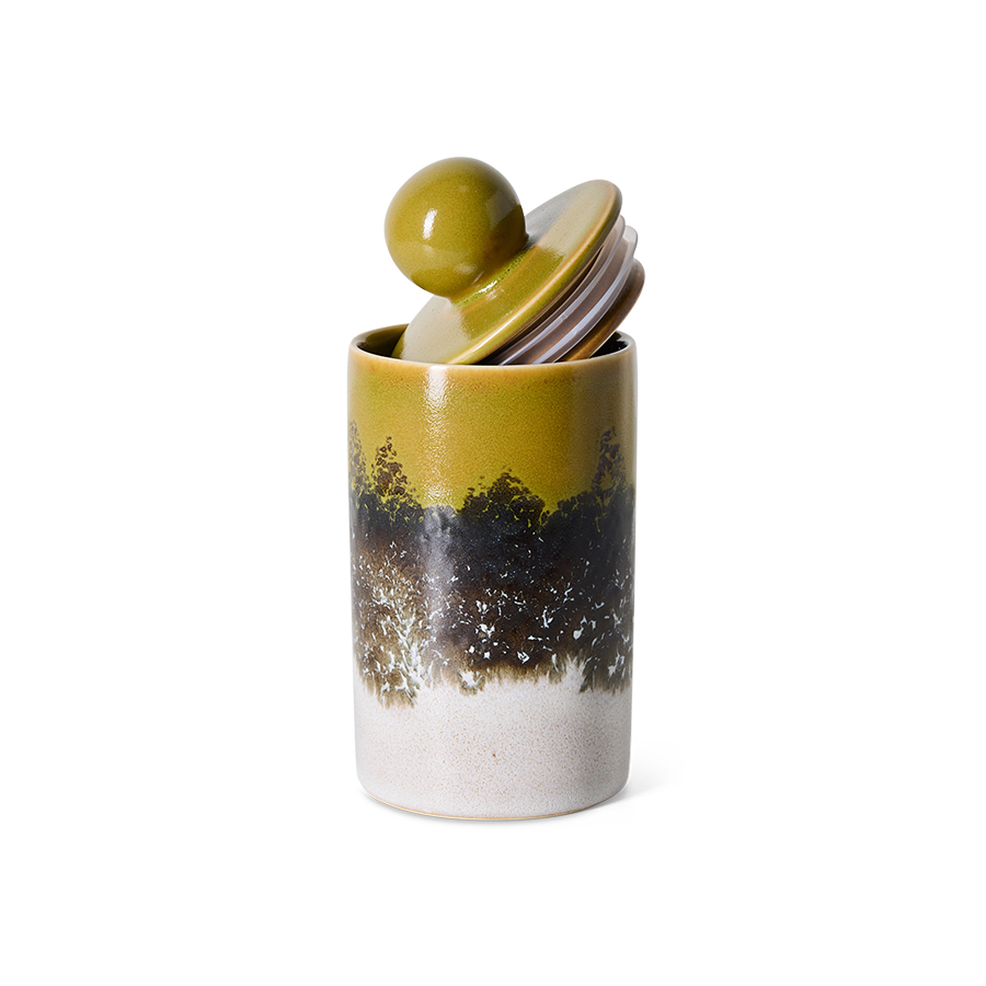 HKLIVING Storage Jar Medium - Truffle - Afbeelding 3