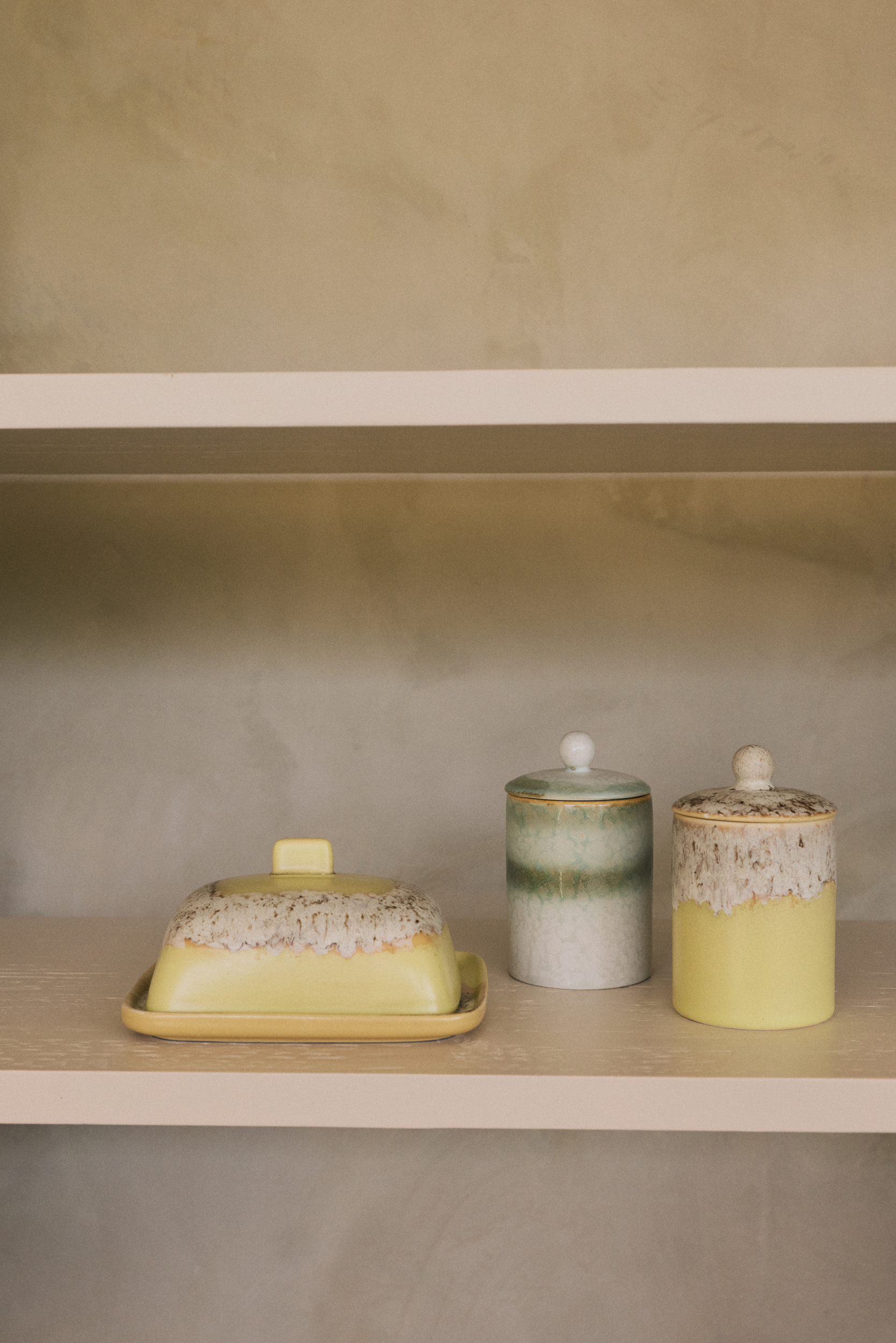 HKLIVING Butter Dish - Custard - Afbeelding 2
