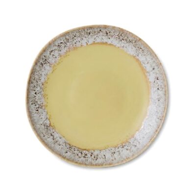 HKLIVING Dinner Plate - Custard