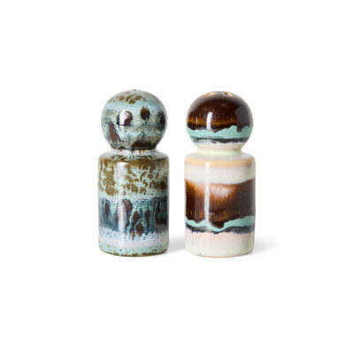 HKLIVING Pepper & Salt Jar - Swirl