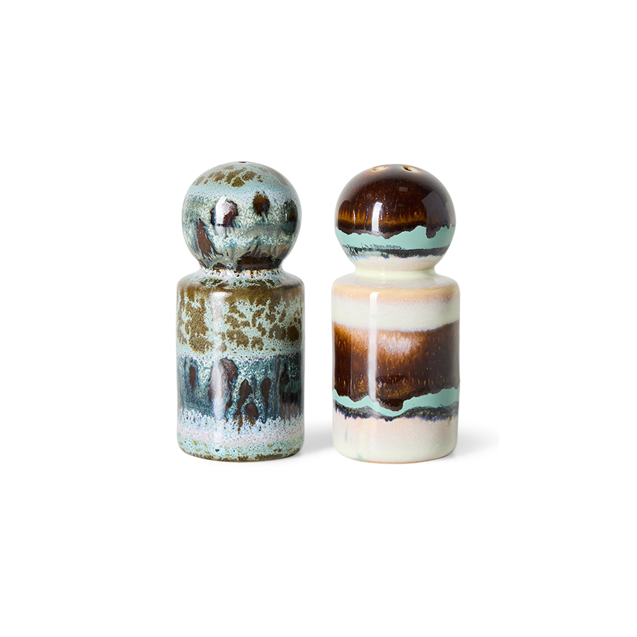 HKLIVING Pepper & Salt Jar - Swirl